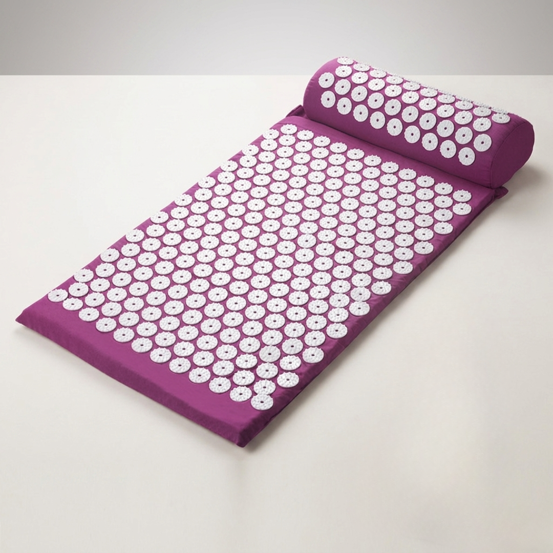Ensemble tapis d'acupression thérapeutique