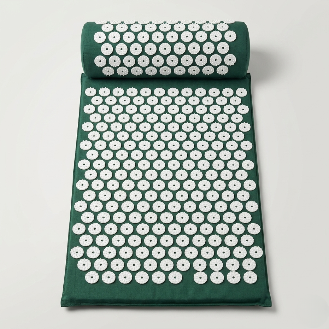 Ensemble tapis d'acupression thérapeutique