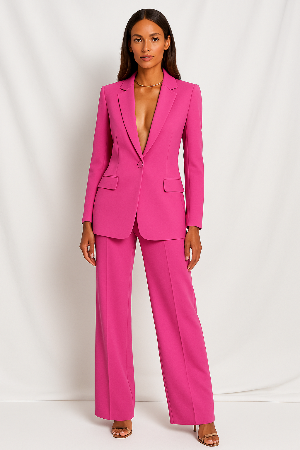 Ensemble veste et pantalon – Élégance décontractée