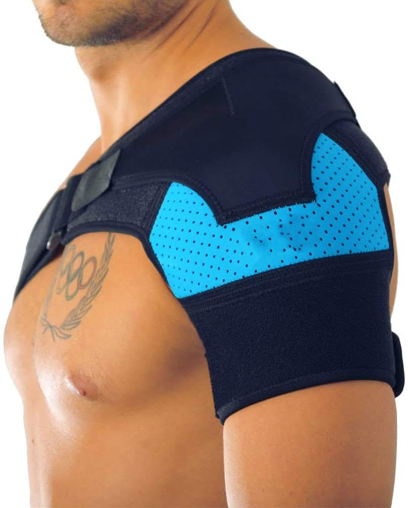 Épaulière de maintien avec coussin de compression – soutien réglable pour le soulagement de la douleur