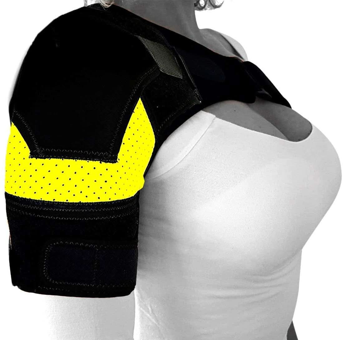 Épaulière de maintien avec coussin de compression – soutien réglable pour le soulagement de la douleur