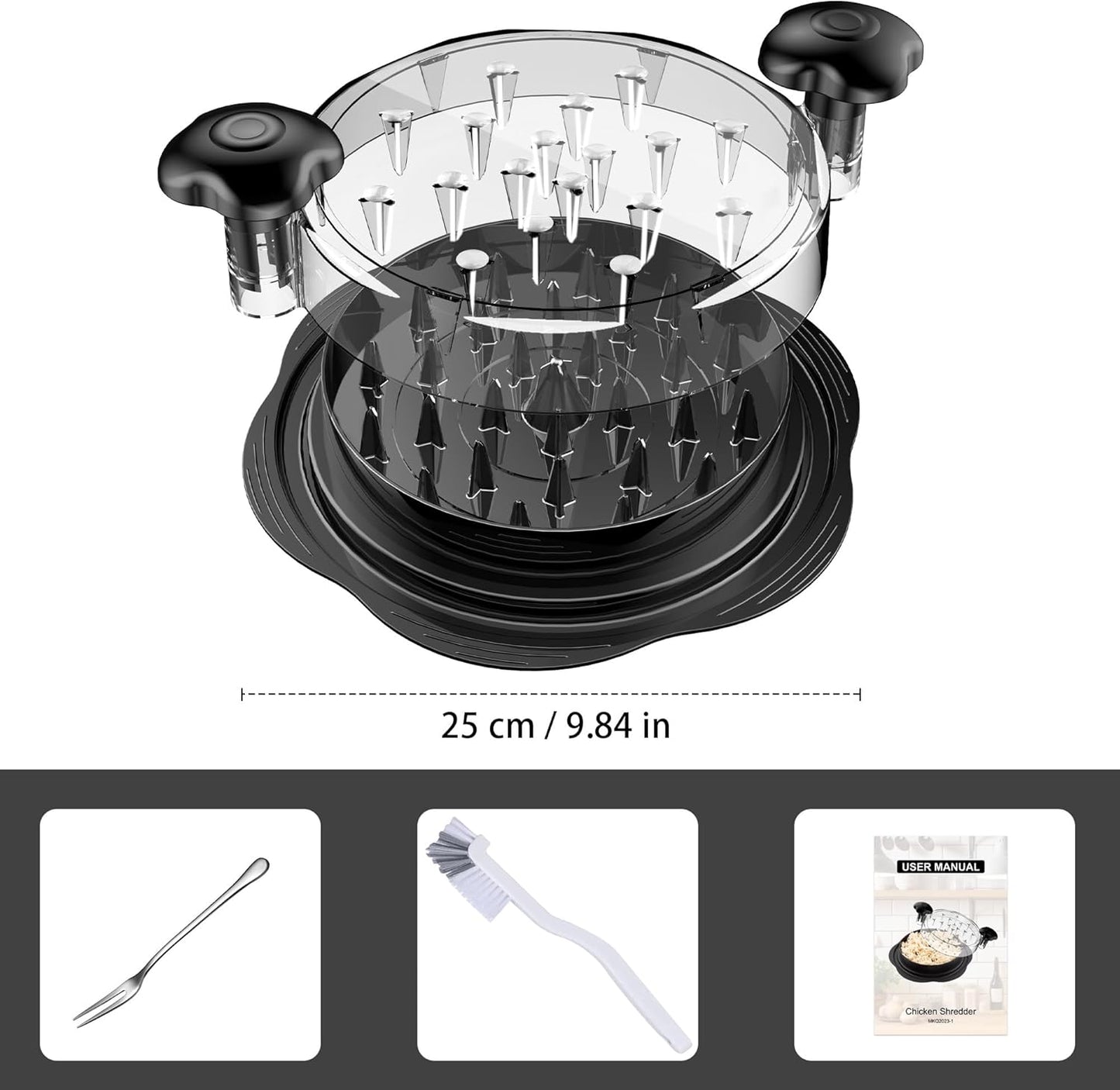 Ergonomic Chicken Shredder Tool - ErgoShredder