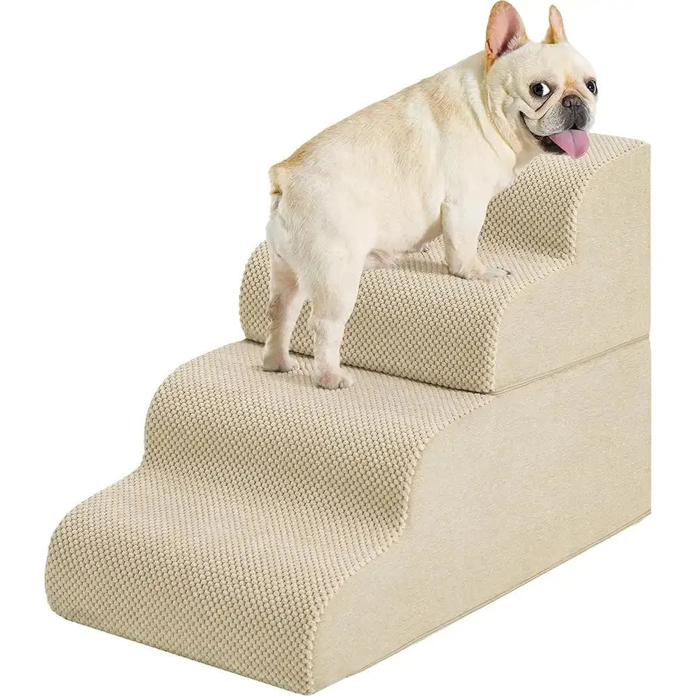 Escalier-rampe en mousse modulaire et empilable pour petits chiens et chiens âgés