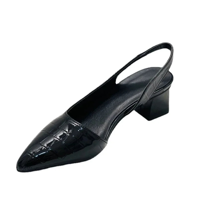 Escarpins slingback à bout pointu pour femme