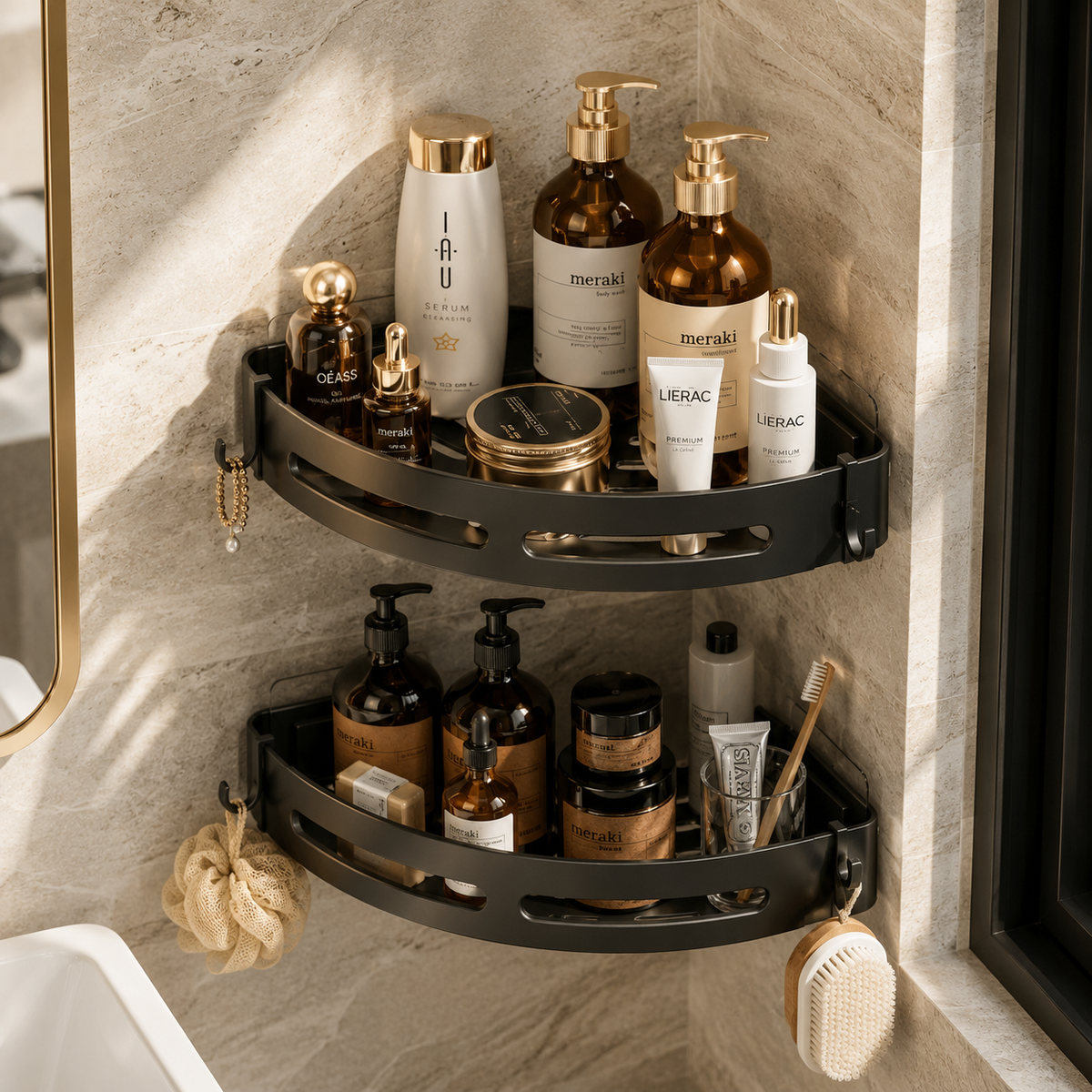 Étagère de douche