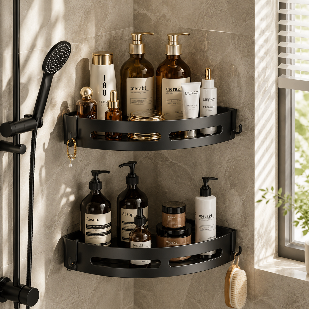 Étagère de douche