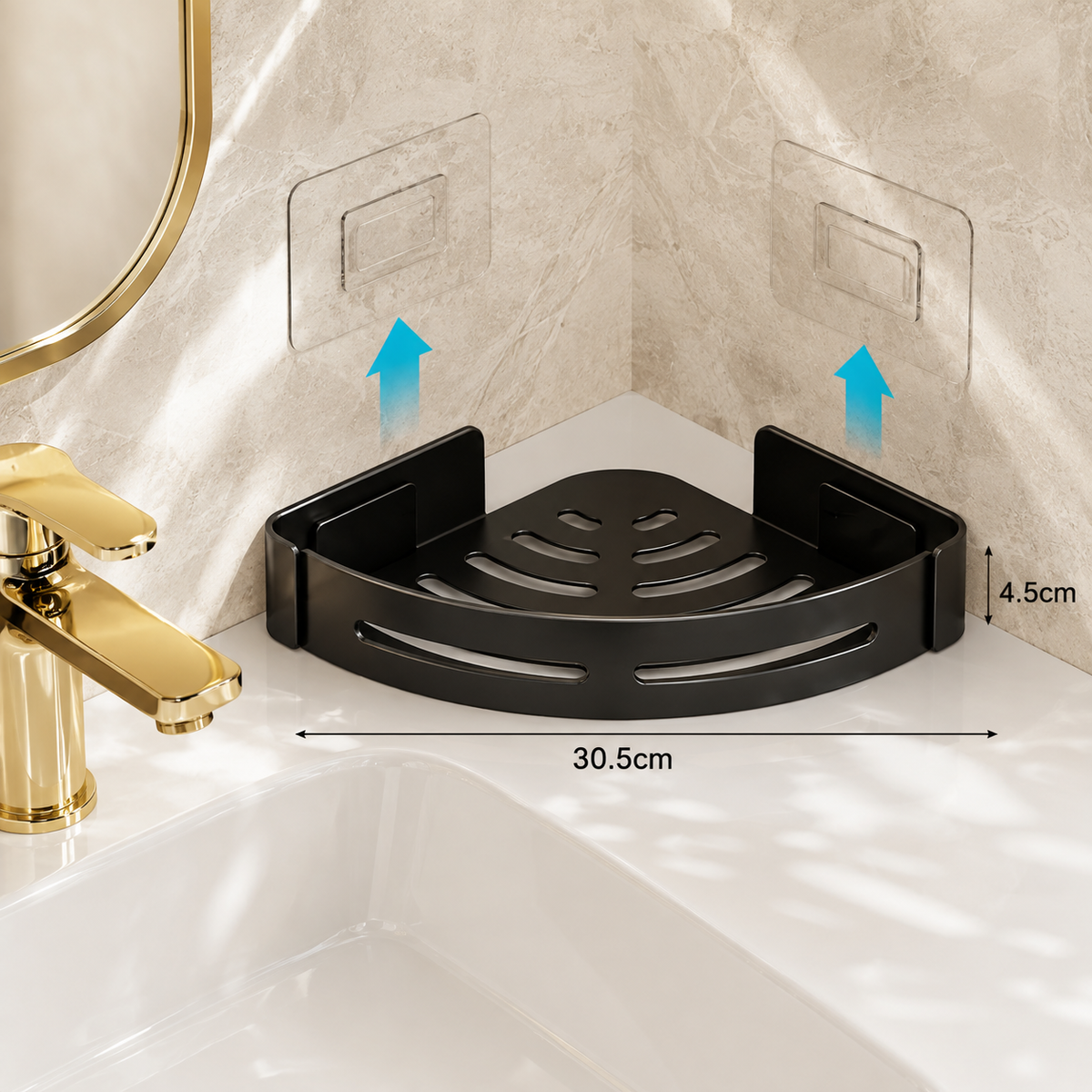 Étagère de douche