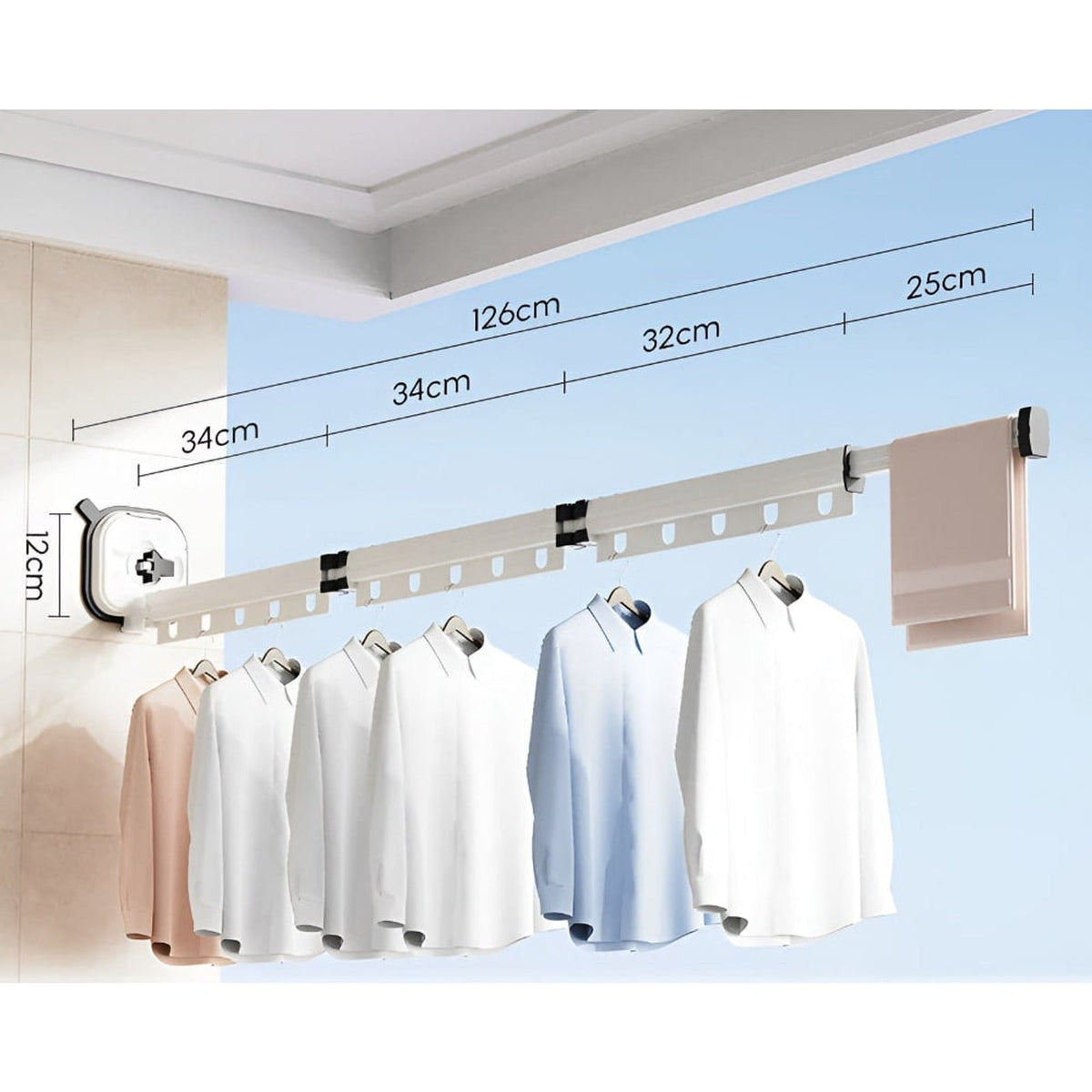 Étendoir à linge pliable