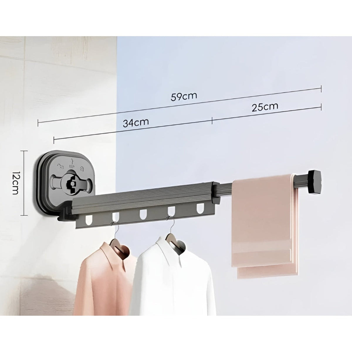 Étendoir à linge pliable