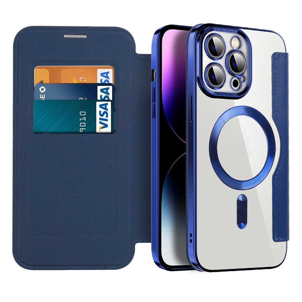 Étui à rabat avec fonction magnétique pour smartphone