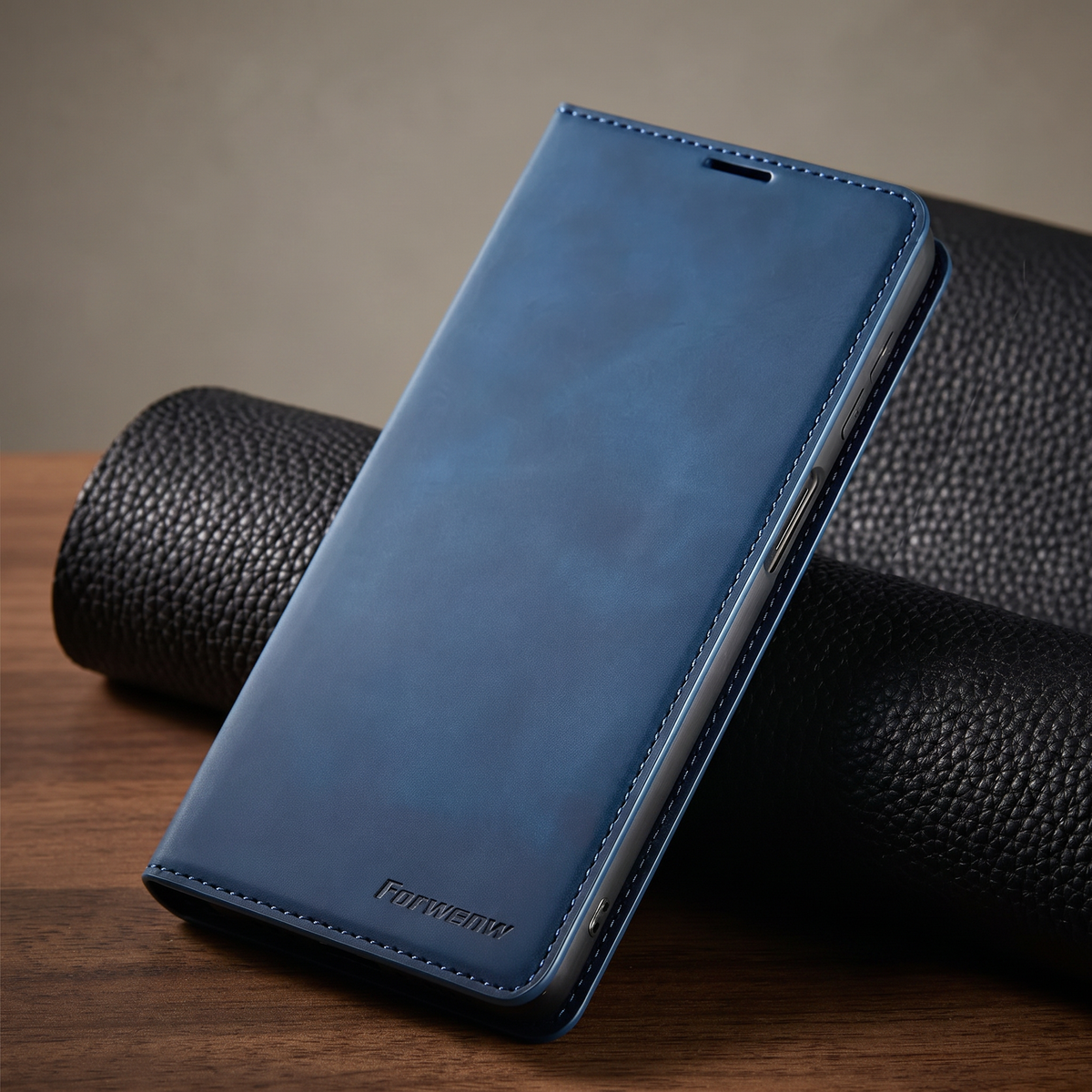 Étui magnétique en cuir pour smartphones avec design élégant | Protection robuste et fermeture sécurisée