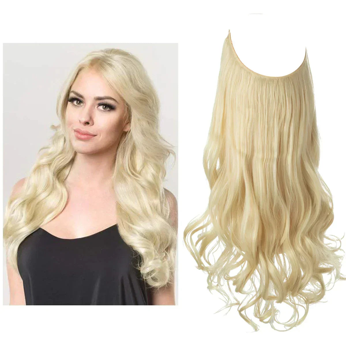 Extensions de cheveux naturels – blond et châtain