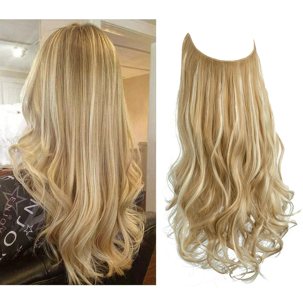 Extensions de cheveux naturels – blond et châtain