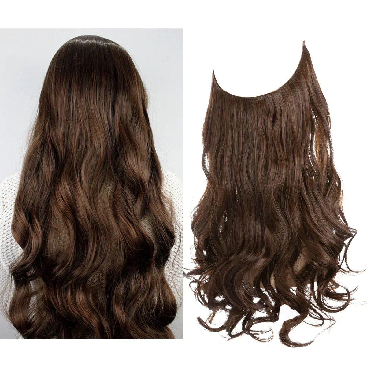 Extensions de cheveux naturels – blond et châtain