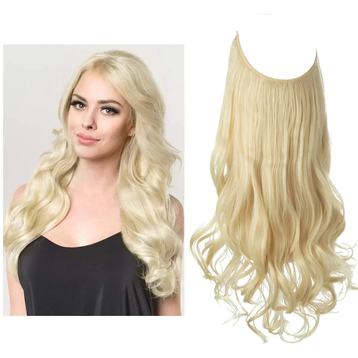 Extensions de cheveux | Ondulés naturels | Volume | Blond