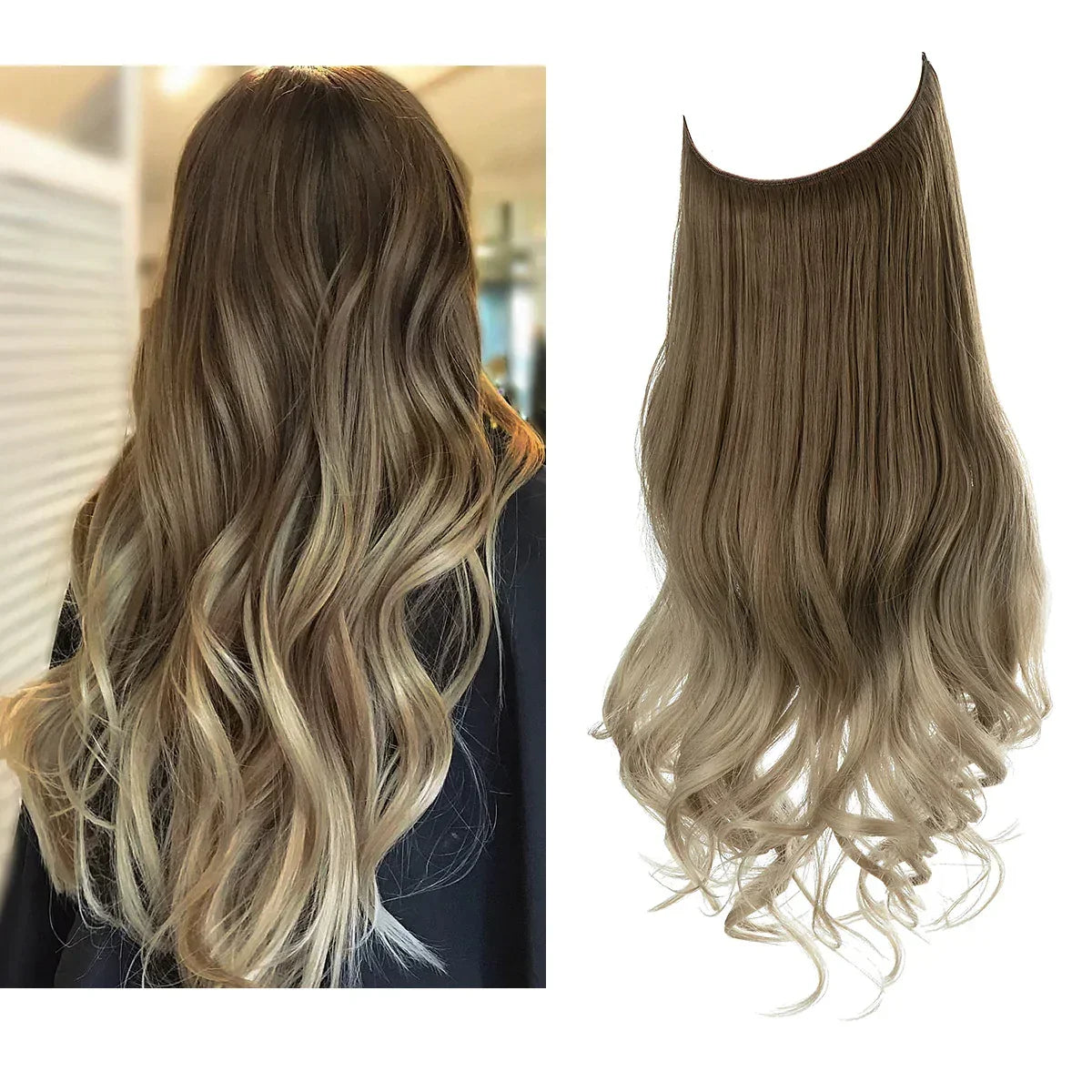 Extensions de cheveux | Ondulés naturels | Volume | Blond