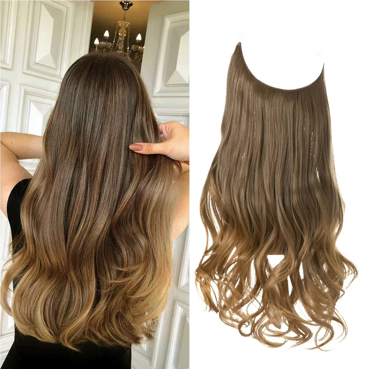 Extensions de cheveux | Ondulés naturels | Volume | Blond
