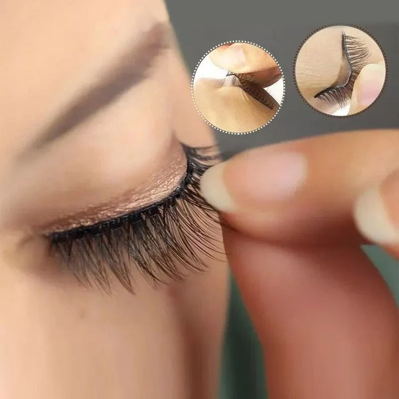 Faux cils autoadhésifs réutilisables pour femme