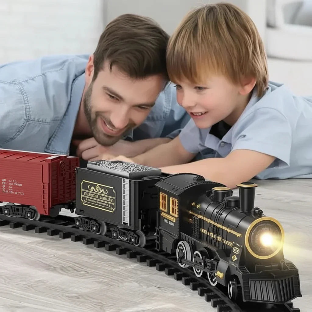 FESTITRAIN – Electric Christmas Train Set with Flexible Tracks