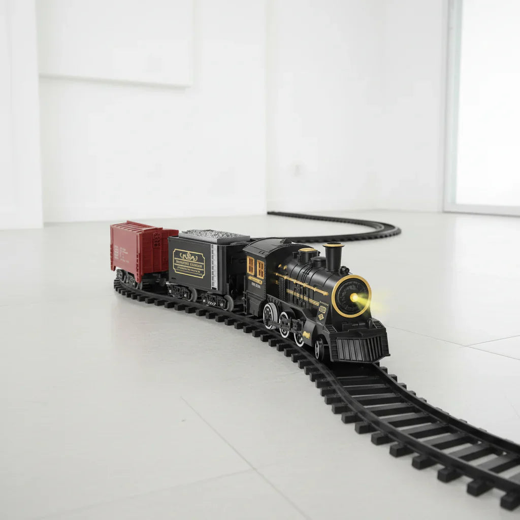 FESTITRAIN – Electric Christmas Train Set with Flexible Tracks