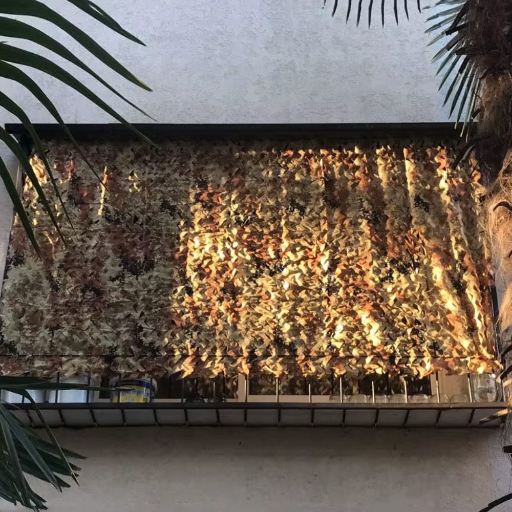 Filet de camouflage d'extérieur - Résistant et flexible