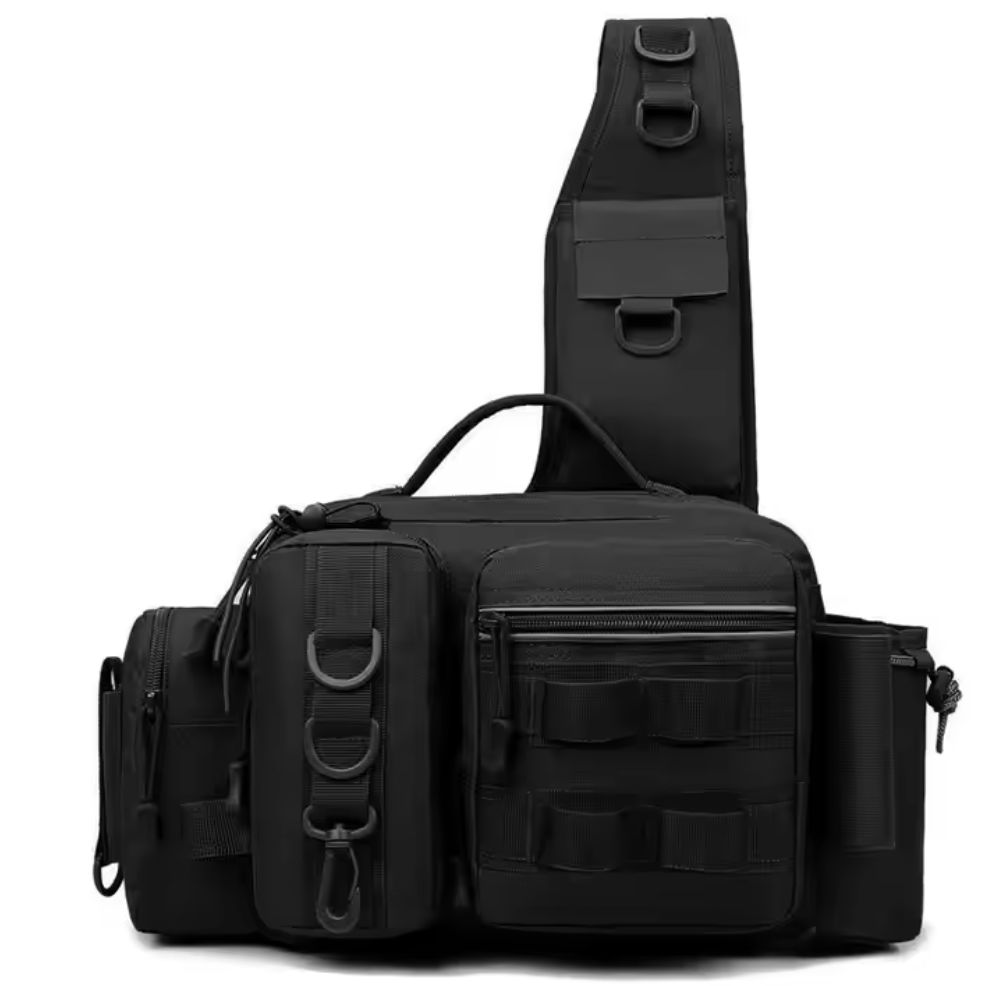Fishing Bag with Shoulder & Waist Belt