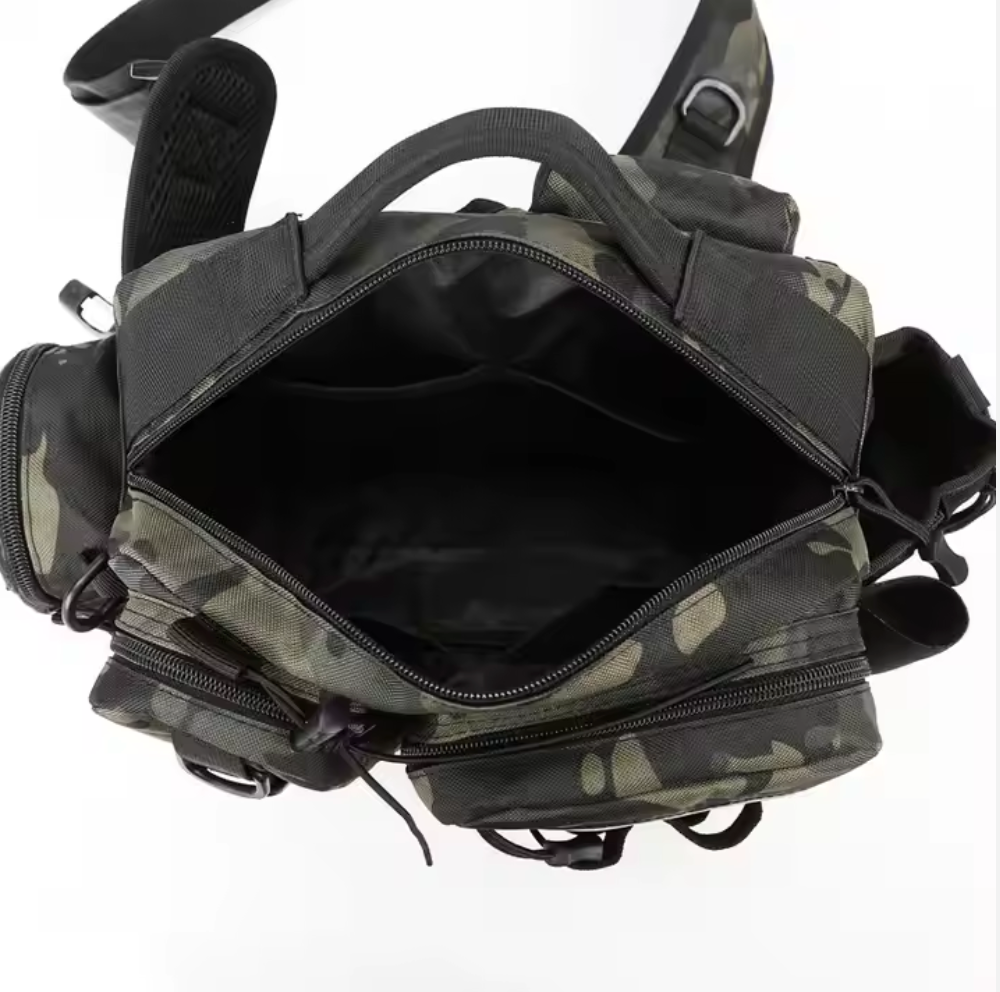 Fishing Bag with Shoulder & Waist Belt