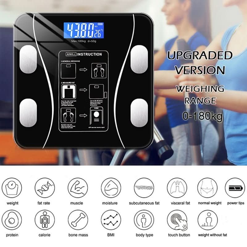 FITSCALE – Smart Body Analysis Scale with App Connectivity