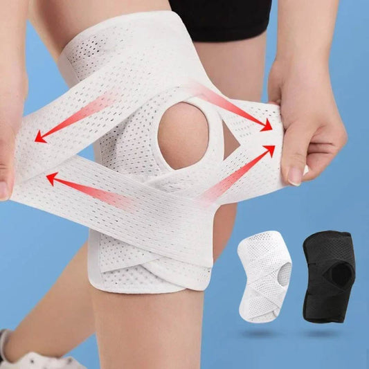 FlexGuard Knee Pads | with Support Compression Springs and Tension Strap - for Stability - Pain Relief and Protection Olvoria