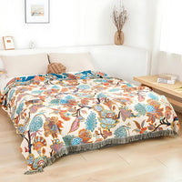 Manta reversible Floryn inspirada en jardines