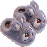 Chaussons lapin duveteux pour enfants