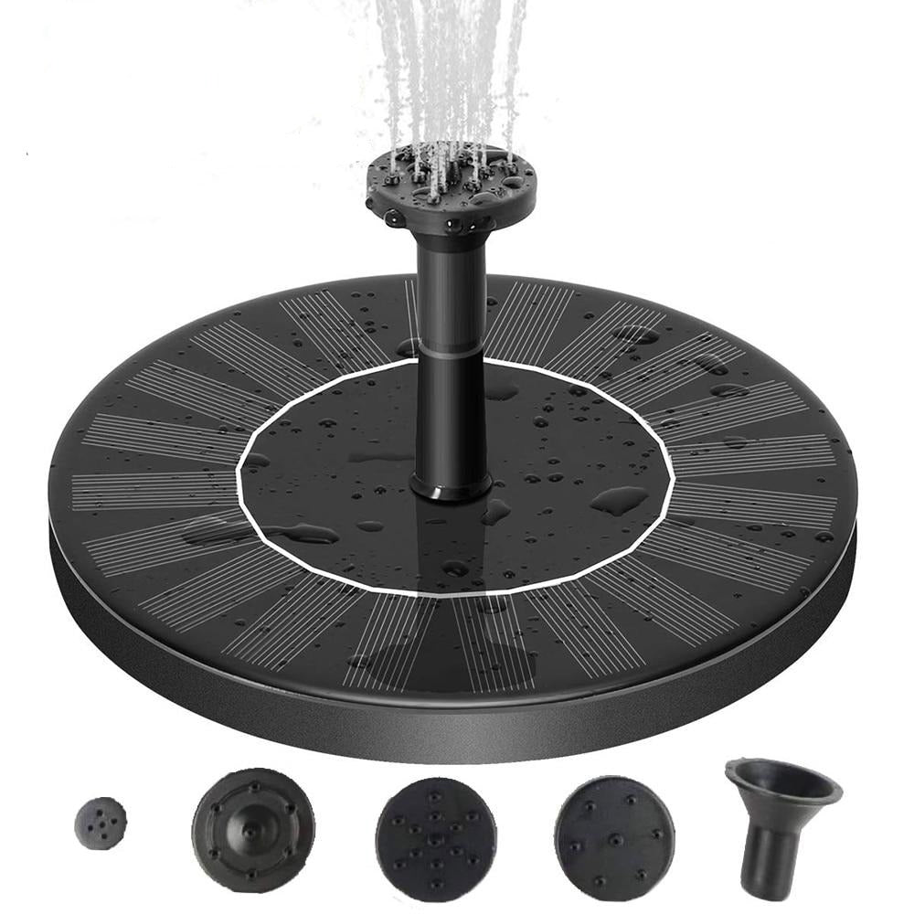 Fontaine solaire pour piscine, bassin et décoration de jardin