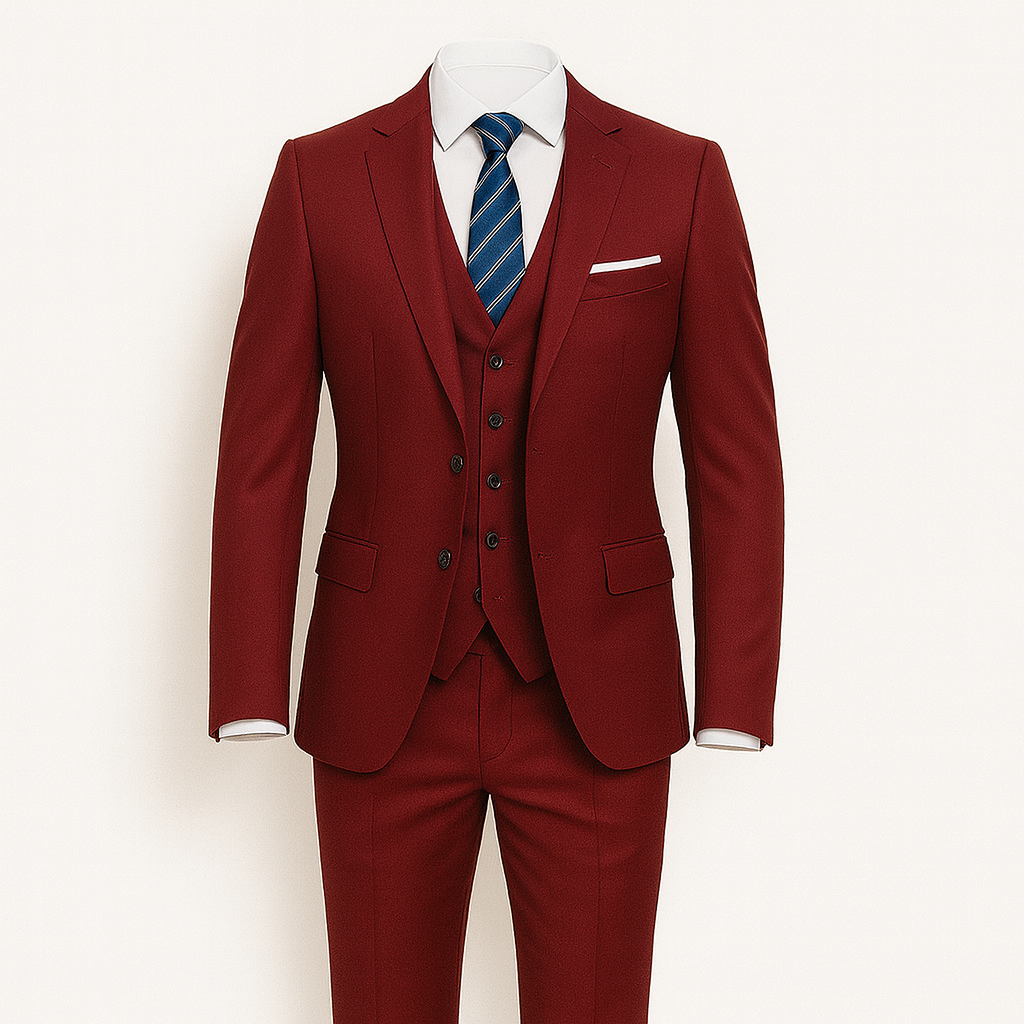 FrenchEric | Men's 3-piece Formal Suit Set | Elegant, Versatile & Comfortable | Fall Collection