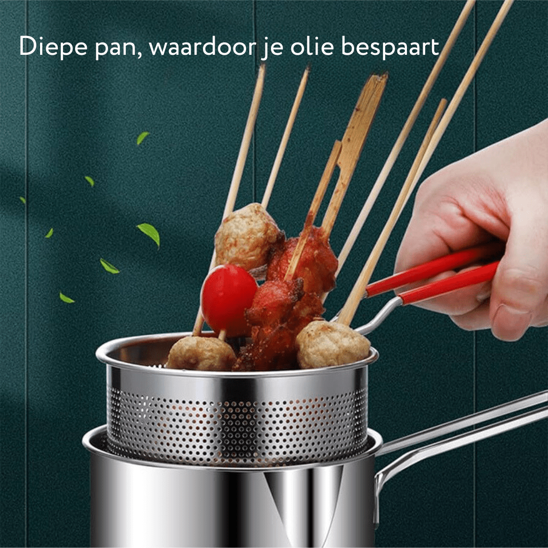 Friteuse multifonction en acier inoxydable
