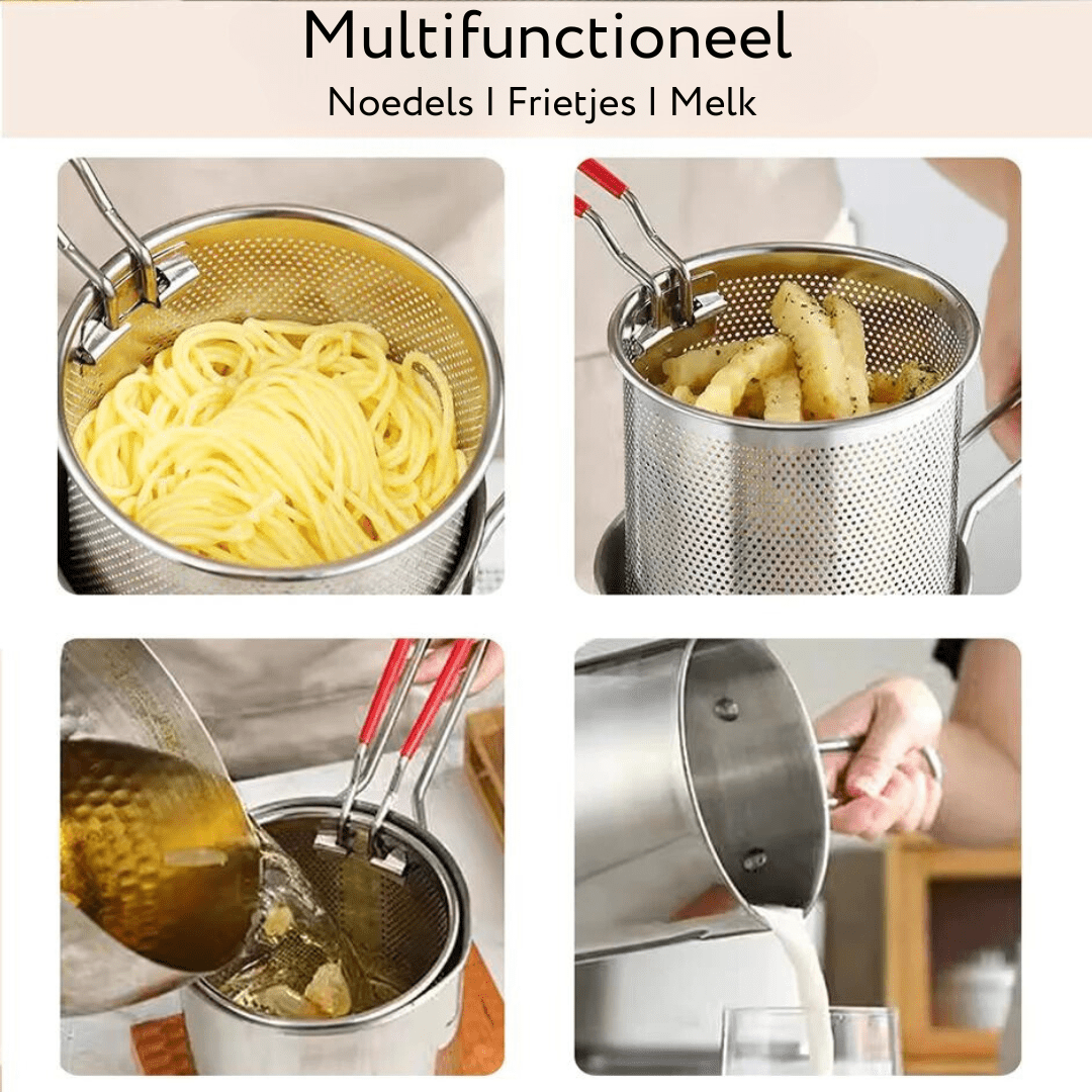 Friteuse multifonction en acier inoxydable