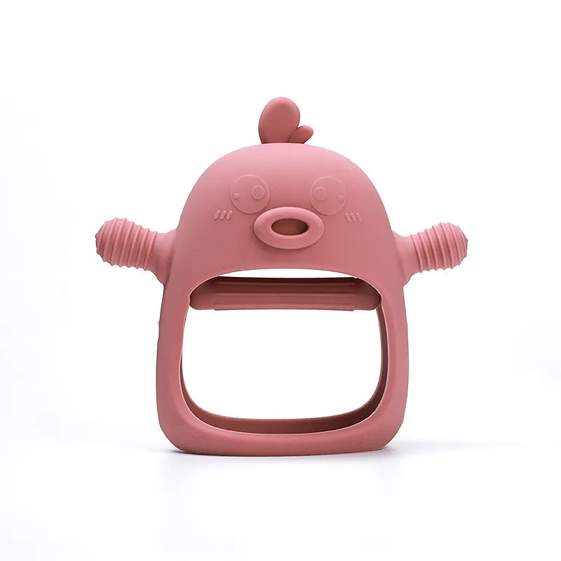 Gant de dentition en silicone: soulagement efficace pour bébés