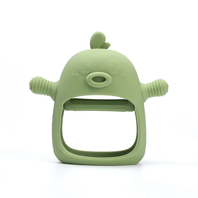 Gant de dentition en silicone: soulagement efficace pour bébés