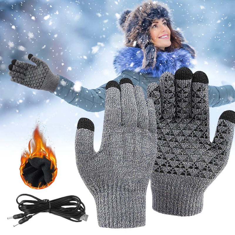 Gants chauffants électriques USB | Tactiles et chauffants