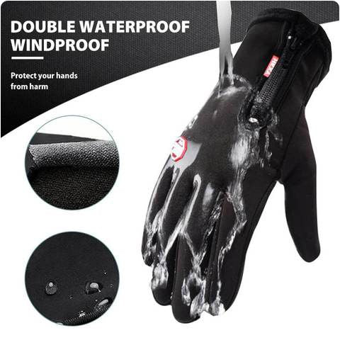 Gants chauffants – gants d'hiver pour cyclisme, ski et activités de plein air pour hommes et femmes