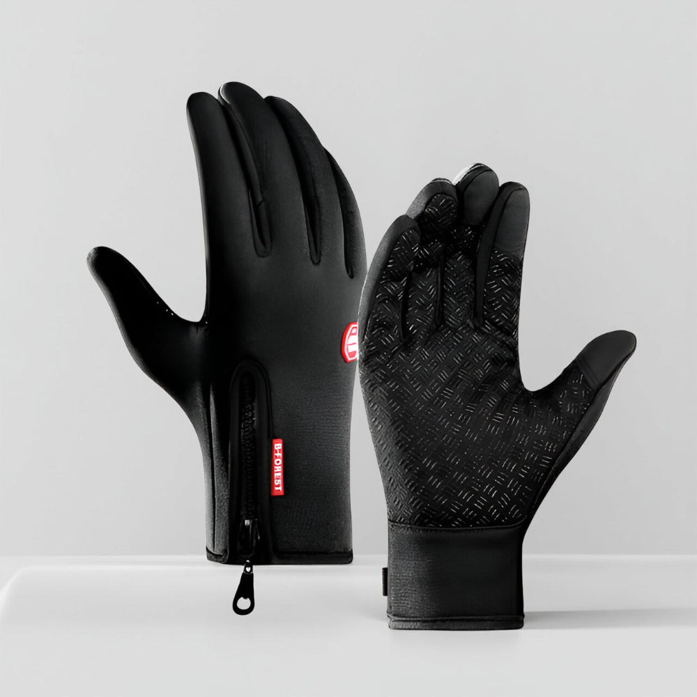 Gants de cyclisme et ski chauffants d'hiver avec revêtement tactile