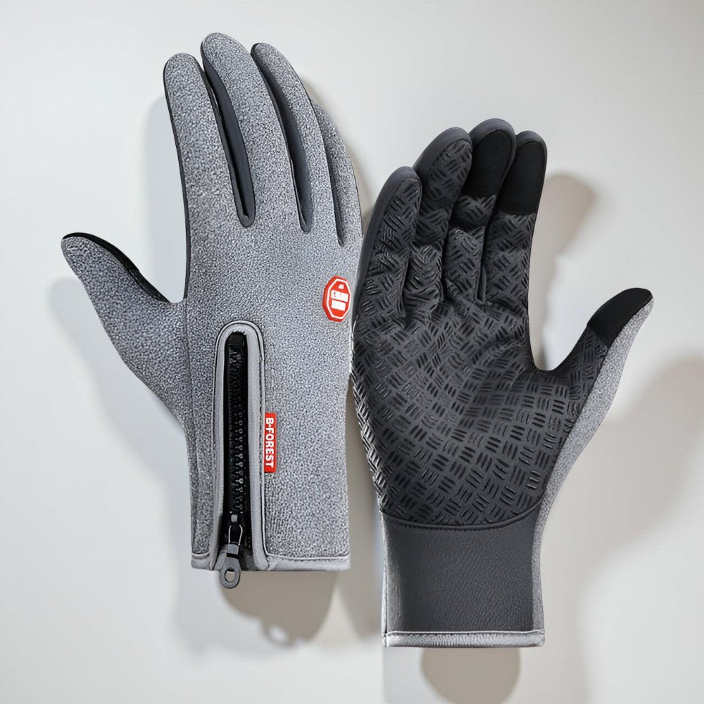 Gants de cyclisme et ski chauffants d'hiver avec revêtement tactile