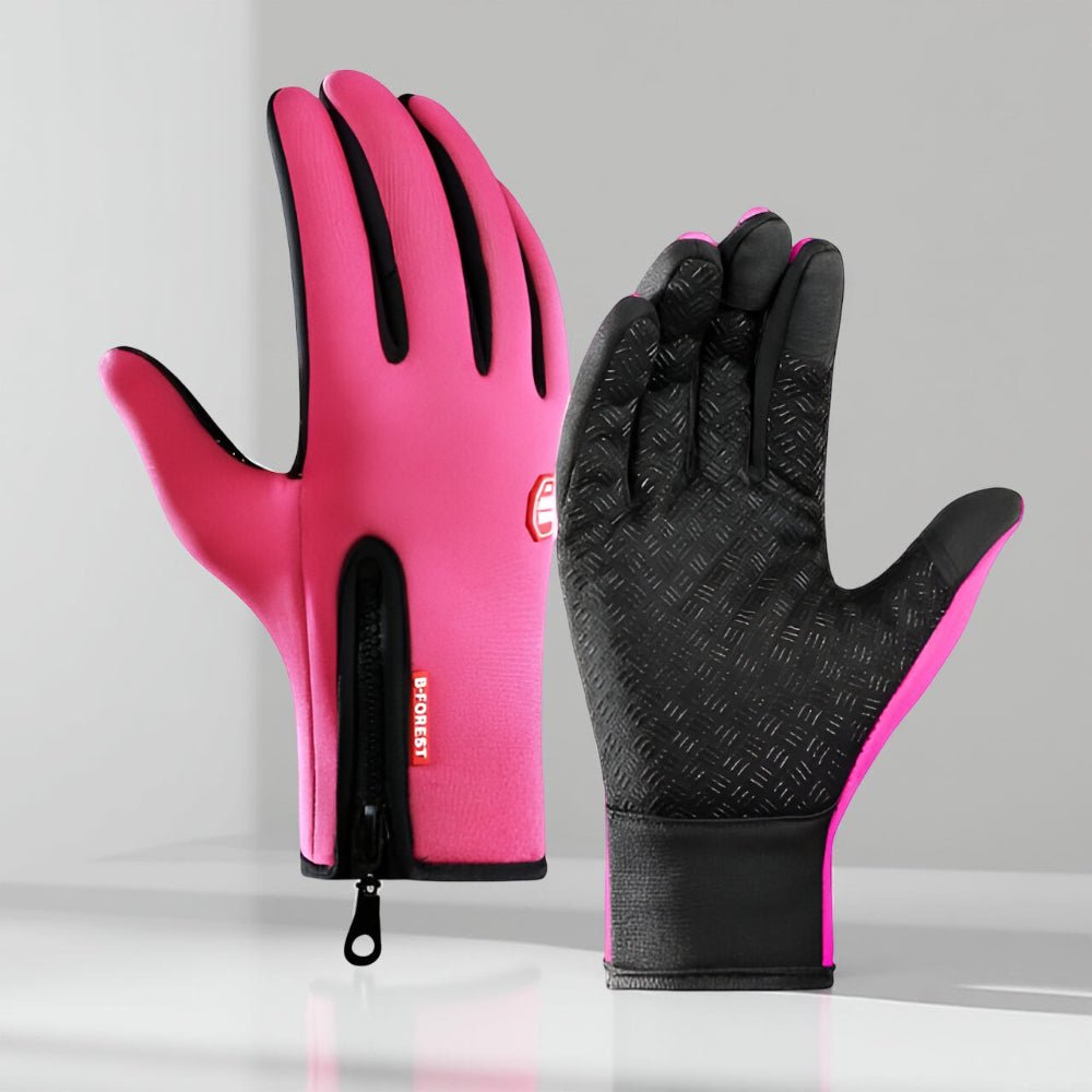 Gants de cyclisme et ski chauffants d'hiver avec revêtement tactile