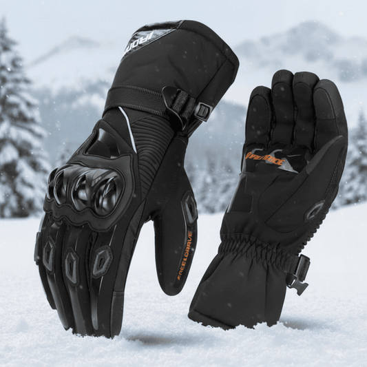 Gants de moto imperméables et thermiques pour trajets hivernaux