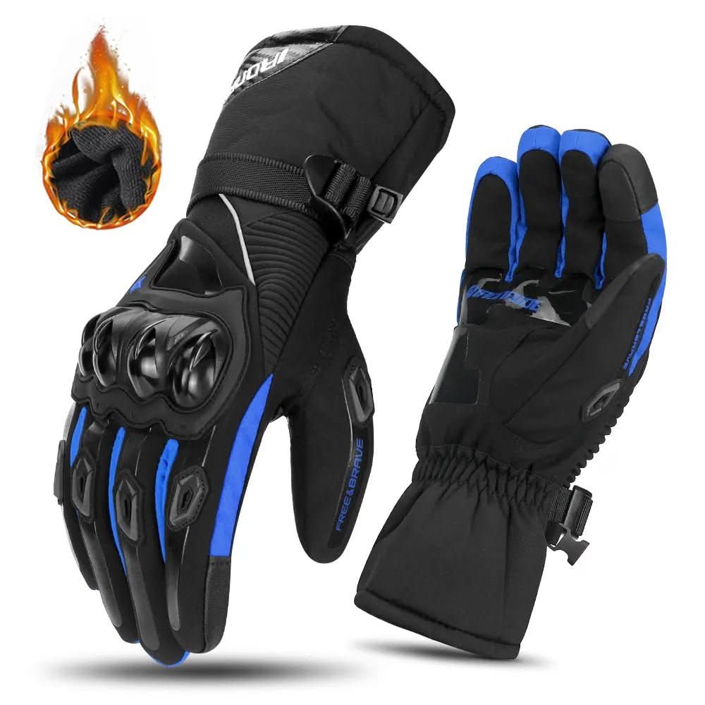 Gants de moto imperméables et thermiques pour trajets hivernaux