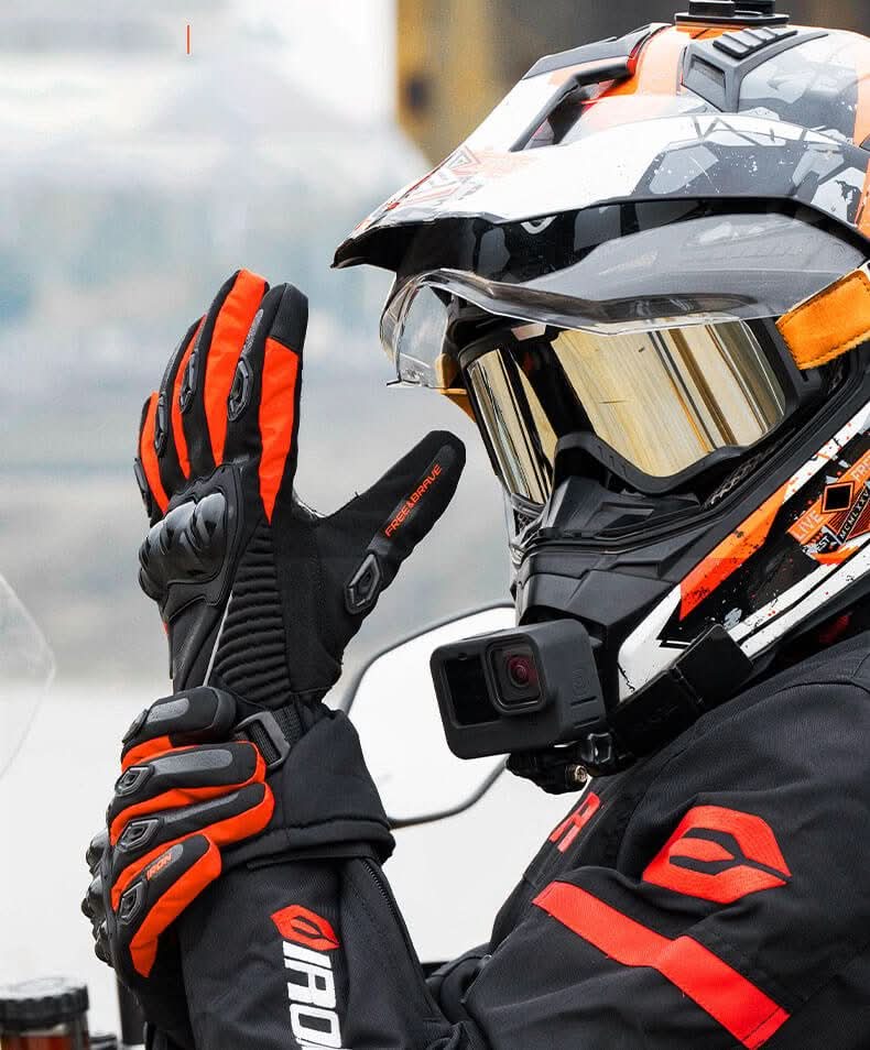 Gants de moto imperméables et thermiques pour trajets hivernaux