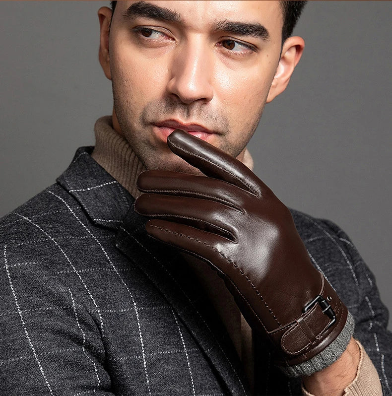 Gants en cuir
