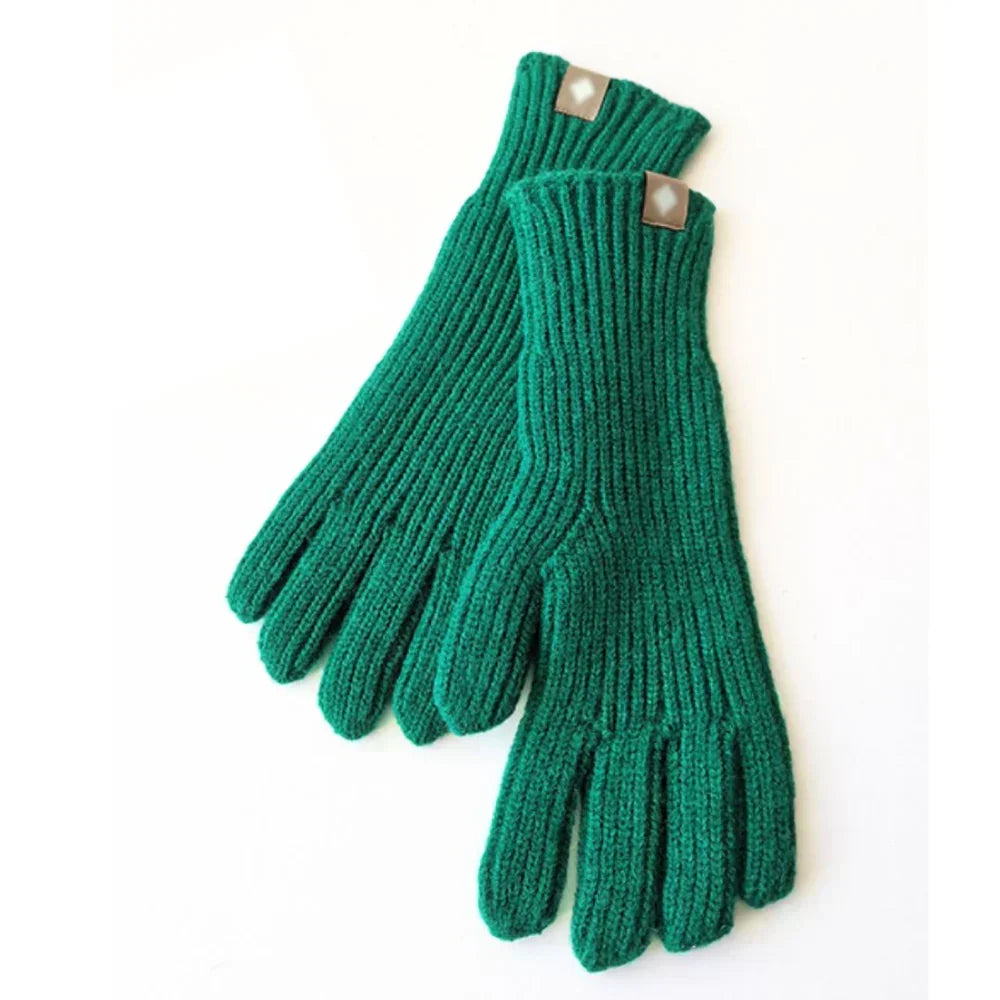 Gants en tricot casual pour femme