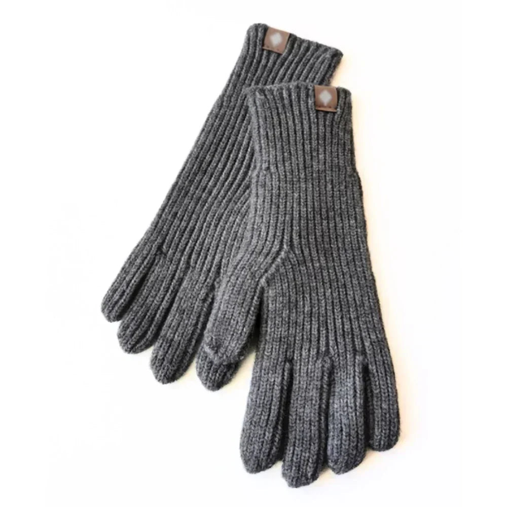 Gants en tricot casual pour femme