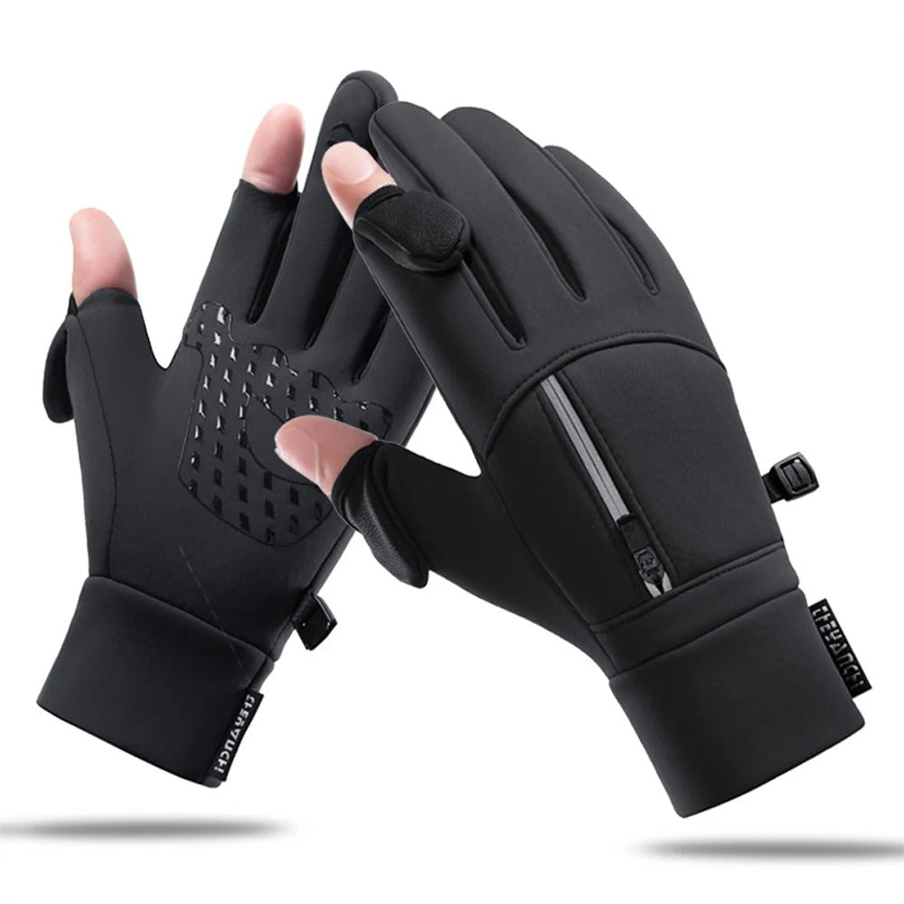 Gants imperméables pour écran tactile avec poche