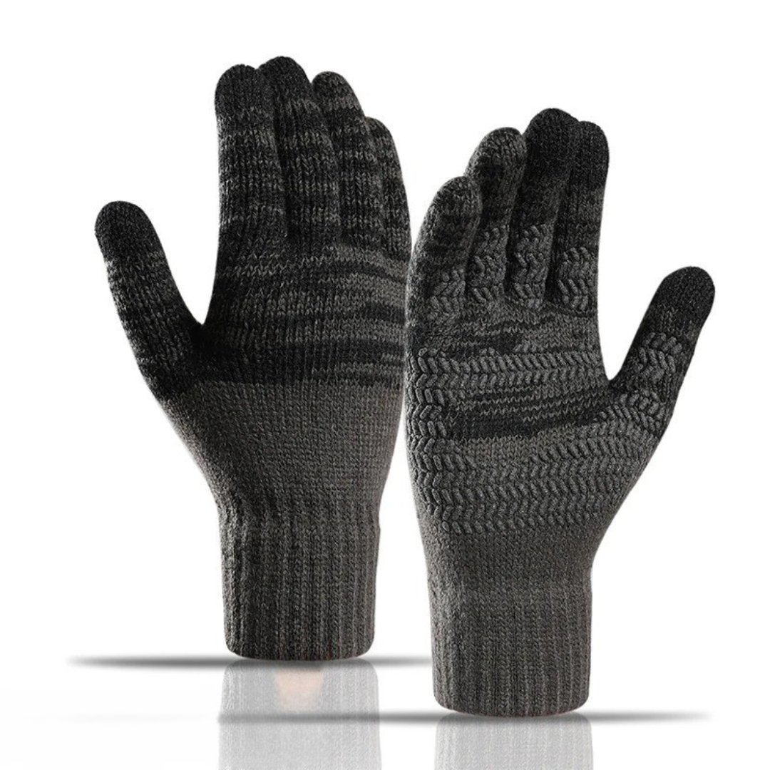 Gants tactiles en tricot d'hiver